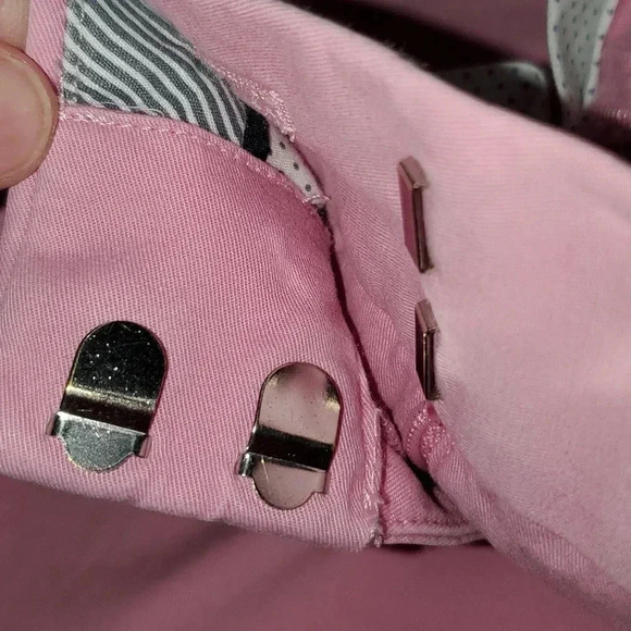 Talbots Womens Curvy Fit Pink Flat Front Size 6 - Picture 11 of 14